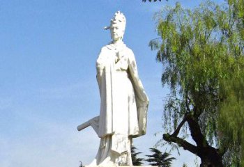 贵州虞姬石雕像-秦末汉初著名美人汉白玉雕塑