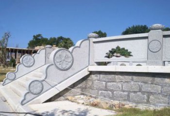 贵州园林景观大理石镂空莲花石栏板 (2)