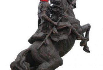 贵州战士与马 铸铜雕塑