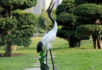 贵州站立仙鹤雕塑