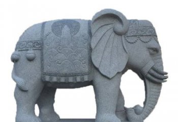 贵州招财元宝大象石雕