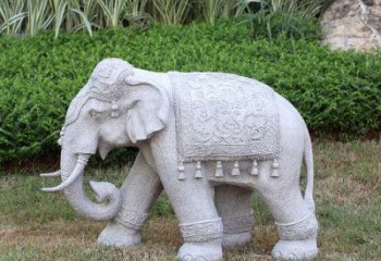 贵州中式石雕大象