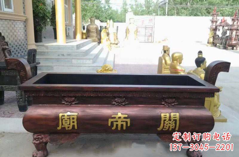 贵州铸铜关帝庙香炉