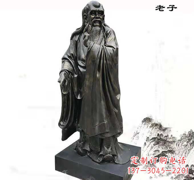 贵州铸铜老子雕塑