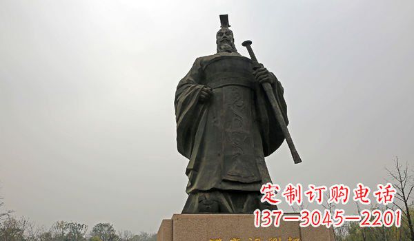 贵州铸铜刘邦雕塑