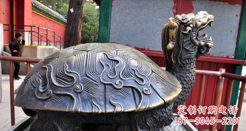 贵州铸铜龙龟神兽铜雕