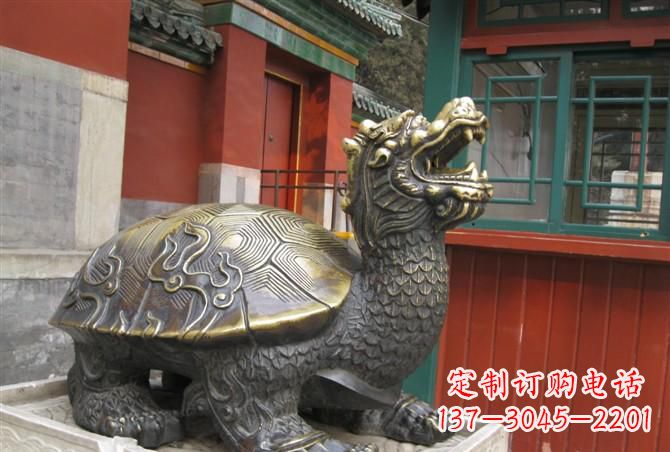 贵州铸铜龙龟雕塑