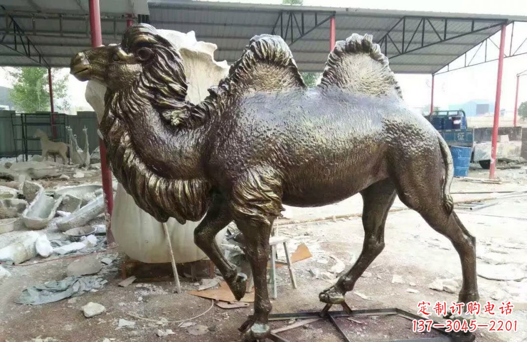 贵州铸铜骆驼雕塑 (2)