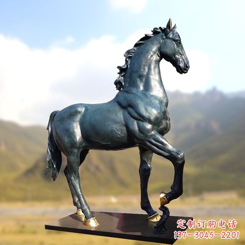 贵州铸铜马铜雕塑