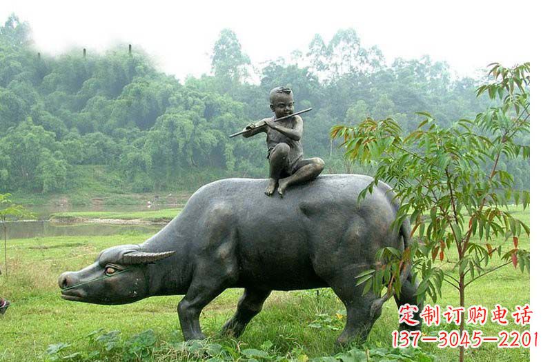 贵州铸铜牧童牛