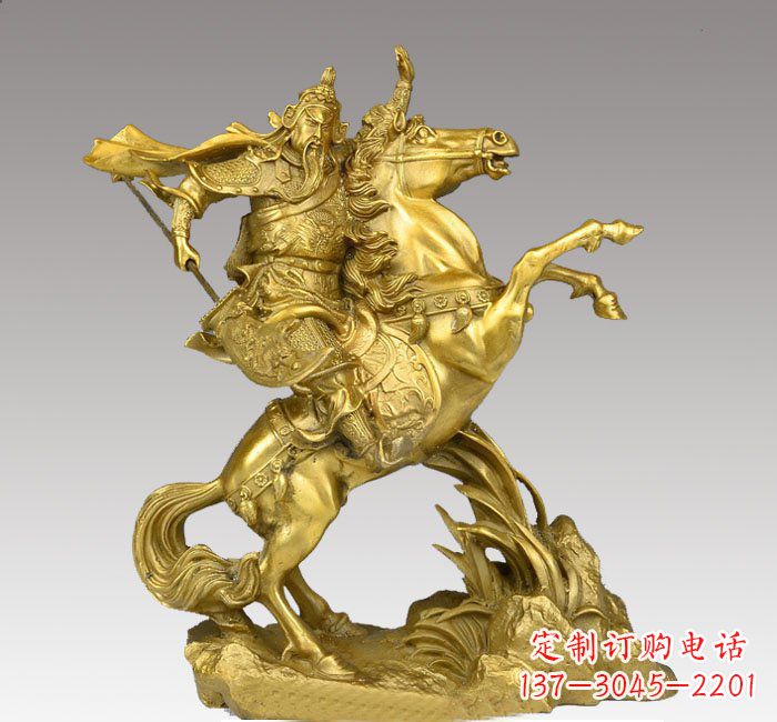贵州铸铜骑马关公