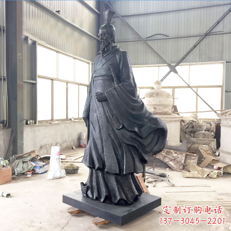 贵州铸铜屈原雕塑