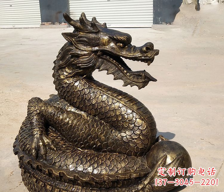 贵州铸铜神龙雕塑