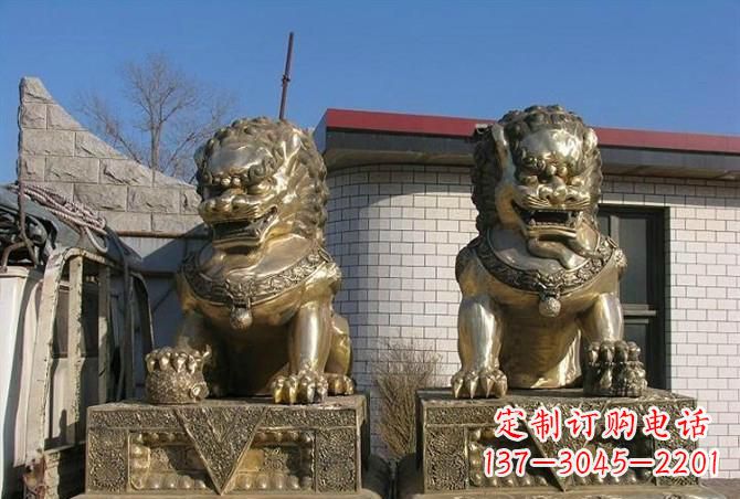贵州铸铜狮子雕塑