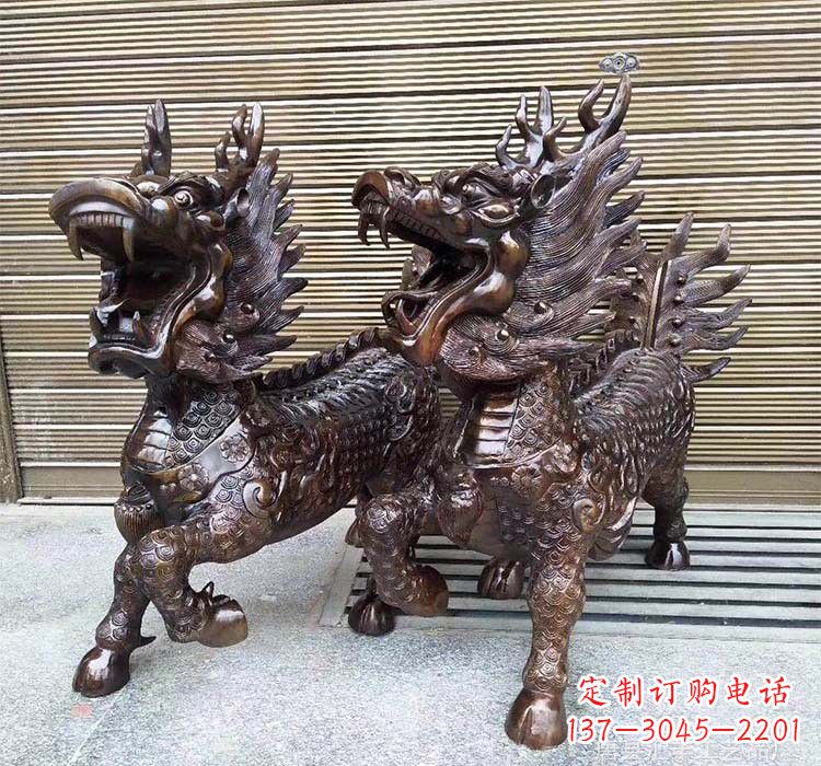 贵州铸铜铜麒麟
