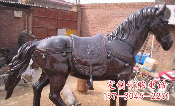 贵州紫铜马公园铜雕