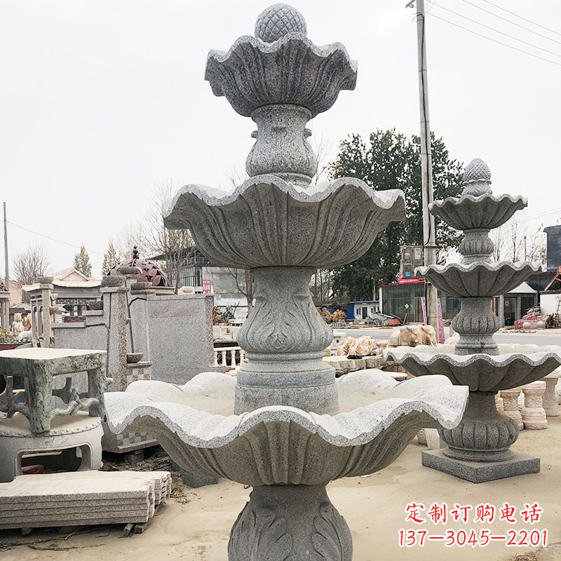 贵州自然石雕流水喷泉