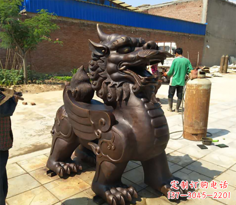 贵州貔貅铸铜雕塑