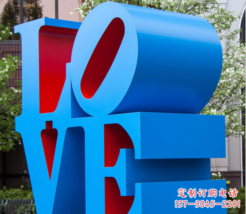 贵州字母雕塑不锈钢