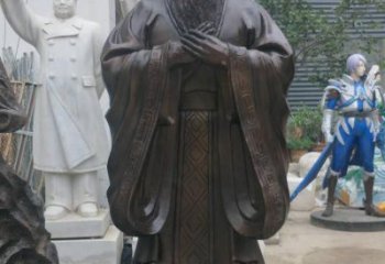贵州铸铜孔子雕塑