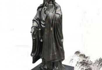 贵州铸铜老子雕塑