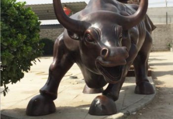贵州铸铜牛雕塑 华尔街铜牛