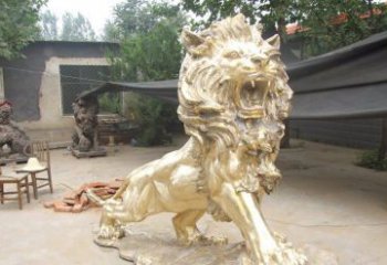 贵州铸铜狮子铜雕 (3)