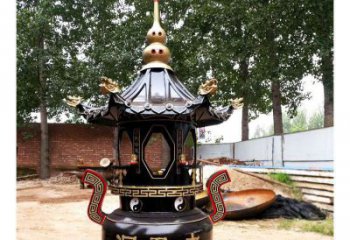 贵州铸铜寺庙老君洞香炉