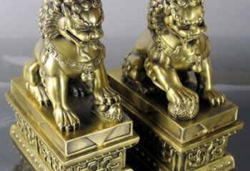 贵州铸铜天安门狮子雕塑