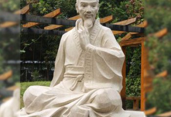 贵州祖冲之石雕塑像-园林人物历史名人雕像