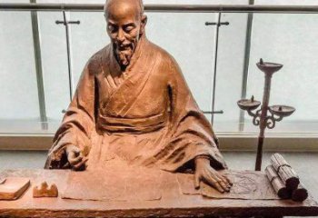 贵州祖冲之圆周率情景小品雕塑-中国古代数学家著名历史人物